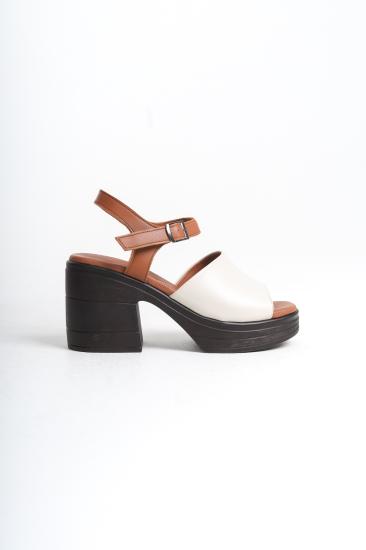 HAKİKİ DERİ SİYAH TABA 10 CM PLATFORM SANDALET 